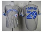 mlb jerseys toronto blue jays #29 carter grey[1992]