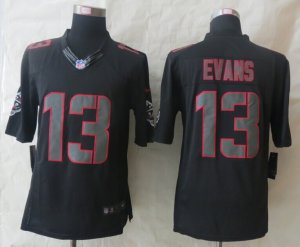 Nike Tampa Bay Buccaneers #13 Evans Black Jerseys(Impact Limited)