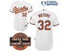 mlb Baltimore Orioles #32 Matt Wieters white Cool Base[20th Anniversary Patch]