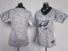 Nike Women Philadelphia Eagles Blank FEM FAN Zebra Jerseys