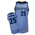 Mens Adidas Memphis Grizzlies #25 Chandler Parsons Authentic Light Blue Alternate NBA Jersey