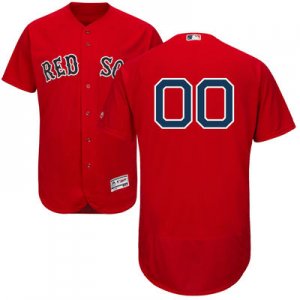 2016 Men Boston Red Sox Majestic red Flexbase Authentic Collection Custom Jersey
