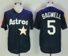 Astros #5 Jeff Bagwell Navy Mesh BP Jersey