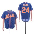 Mets #24 Robinson Cano Royal Cool Base Jersey