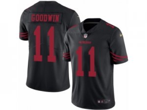 Mens Nike San Francisco 49ers #11 Marquise Goodwin Limited Black Rush NFL Jersey