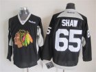 NHL Chicago Blackhawks #65 Andrew Shaw black jerseys