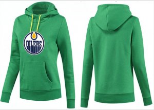 NHL Women Edmonton Oilers Logo Pullover Hoodie 16