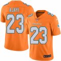 Mens Nike Miami Dolphins #23 Jay Ajayi Elite Orange Rush NFL Jersey