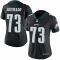 Women's Nike Philadelphia Eagles #73 Isaac Seumalo Limited Black Rush NFL Jersey