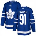 Men adidas Toronto Maple Leafs #91 John Tavares New Blue Jersey