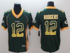 Nike Packers #12 Aaron Rodgers Green Drift Fashion Limited Jersey