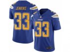 Mens Nike Los Angeles Chargers #33 Rayshawn Jenkins Limited Electric Blue Rush NFL Jersey