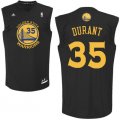 Men Golden State Warriors #35 Kevin Durant adidas Black Basketball Cheap Jersey