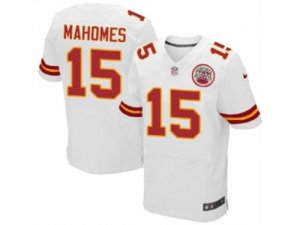 Nike Chiefs #15 Patrick Mahomes II White Mens Stitched NFL Elite Jersey