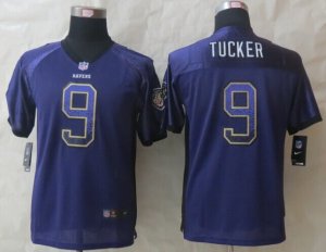 Youth 2014 New Nike Baltimore Ravens #9 Tucker Purple Jerseys(Drift Fashion)