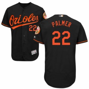 Men\'s Majestic Baltimore Orioles #22 Jim Palmer Black Flexbase Authentic Collection MLB Jersey