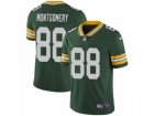 Mens Nike Green Bay Packers #88 Ty Montgomery Vapor Untouchable Limited Green Team Color NFL Jersey