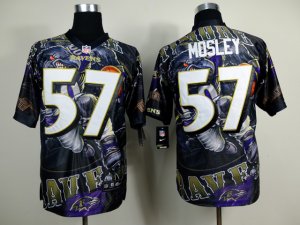 Nike baltimore ravens #57 mosley camo jerseys[Elite Fanatical version]