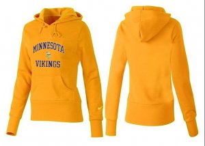 Women Minnesota Vikings Logo Pullover Hoodie-011