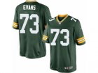 Mens Nike Green Bay Packers #73 Jahri Evans Limited Green Team Color NFL Jersey