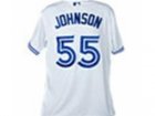 MLB Toronto Blue Jays #55 Josh Johnson Home Alternate white