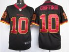 Nike Washington Redskins #10 Robert Griffin III Black Jerseys(Game)