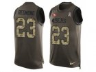 Mens Nike San Francisco 49ers #23 Will Redmond Limited Green Salute to Service Tank Top NFL Jersey