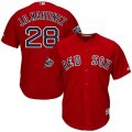 Red Sox #28 J.D. Martinez Red 2018 World Series Cool Base Player Jersey