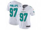 Women Nike Miami Dolphins #97 Jordan Phillips Vapor Untouchable Limited White NFL Jersey