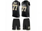 Mens Nike New Orleans Saints #77 Willie Roaf Limited Black Tank Top Suit NFL Jersey