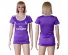 Womens Real Madrid Blank Away Soccer Club Jersey