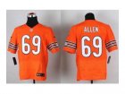 Nike jerseys chicago bears #69 allen orange[Elite]