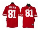 Nike jerseys san francisco 49ers #81 boldin red[Limited]