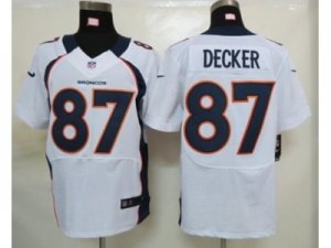 Nike NFL denver broncos #87 eric decker white Elite jerseys