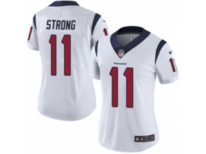 Women Nike Houston Texans #11 Jaelen Strong Vapor Untouchable Limited White NFL Jersey