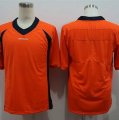 Nike Broncos Blank Orange Vapor Untouchable Limited Jersey