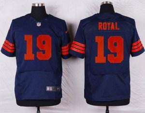 Nike Chicago Bears #19 Eddie Royal Navy Blue 1940s Throwback Men\'s Stitched Jersey(Elite)