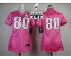 2015 Super Bowl XLIX nike women nfl jerseys new england patriots #80 amendola pink