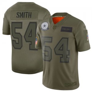 Nike Cowboys #54 Jaylon Smith 2019 Olive Salute To Service Limited Jersey