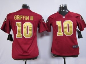 Nike women nfl washington redskins #10 griffiniii red(80 anniversary)