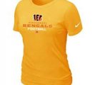 Women Cincinnati Bengals Yellow T-Shirt