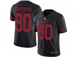 Nike San Francisco 49ers #90 Earl Mitchell Limited Black Rush NFL Jersey