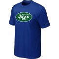 New York Jets Sideline Legend Authentic Logo T-Shirt Blue