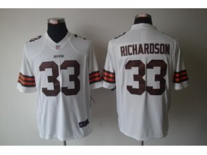 NNike FL Cleveland Browns #33 Trent Richardson White jerseys(Limited)