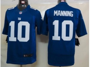 Nike NFL New York Giants #10 Eli Manning Blue (Limited)Jerseys
