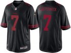 Mens San Francisco 49ers #7 Colin Kaepernick Black Color Rush Limited Jersey