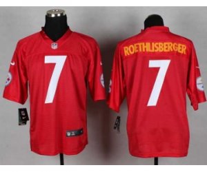 Nike pittsburgh steelers #7 roethlisberger red jerseys[Elite]