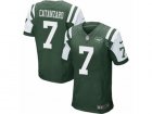 Mens Nike New York Jets #7 Chandler Catanzaro Elite Green Team Color NFL Jersey