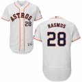Men's Majestic Houston Astros #28 Colby Rasmus White Flexbase Authentic Collection MLB Jersey