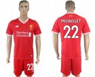 2017-18 Liverpool 22 MIGNOLET Home Soccer Jersey